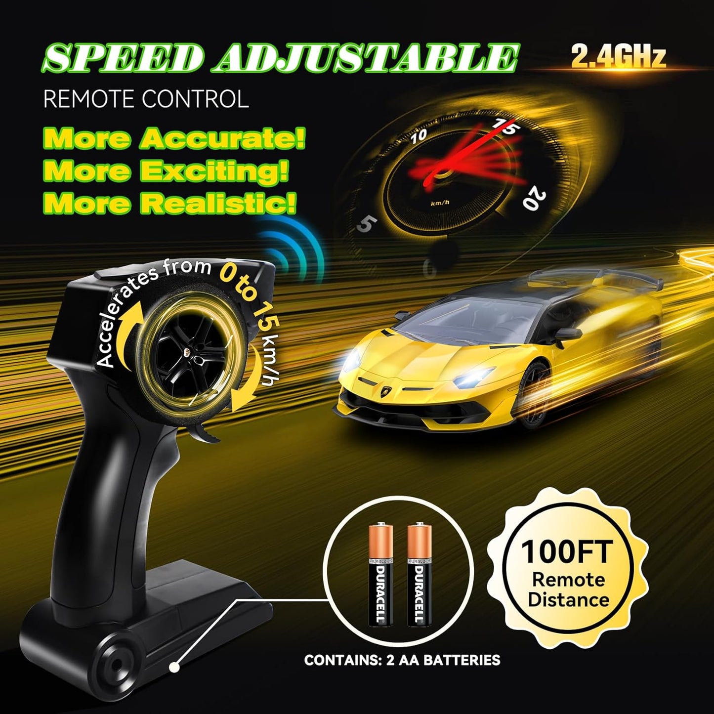 Remote control car, a suitable birthday gift for both boys and girls