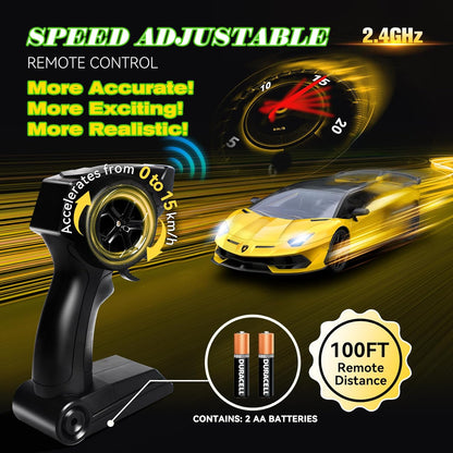 Remote control car, a suitable birthday gift for both boys and girls